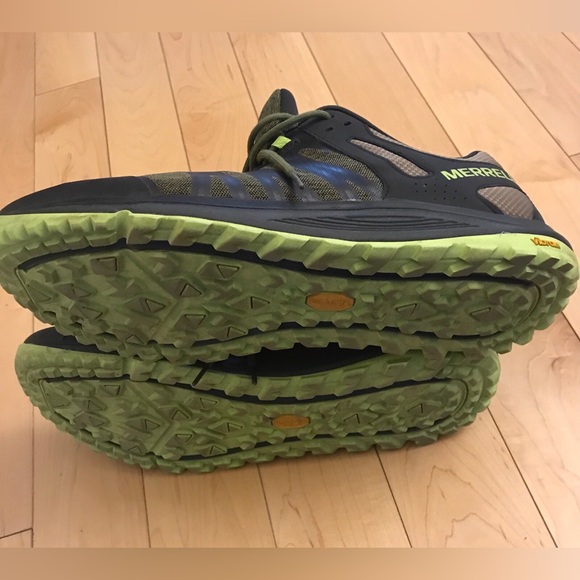Merrell mens sneakers Nova 2 olive J48825 mens sz 15 Vibram - Picture 8 of 9